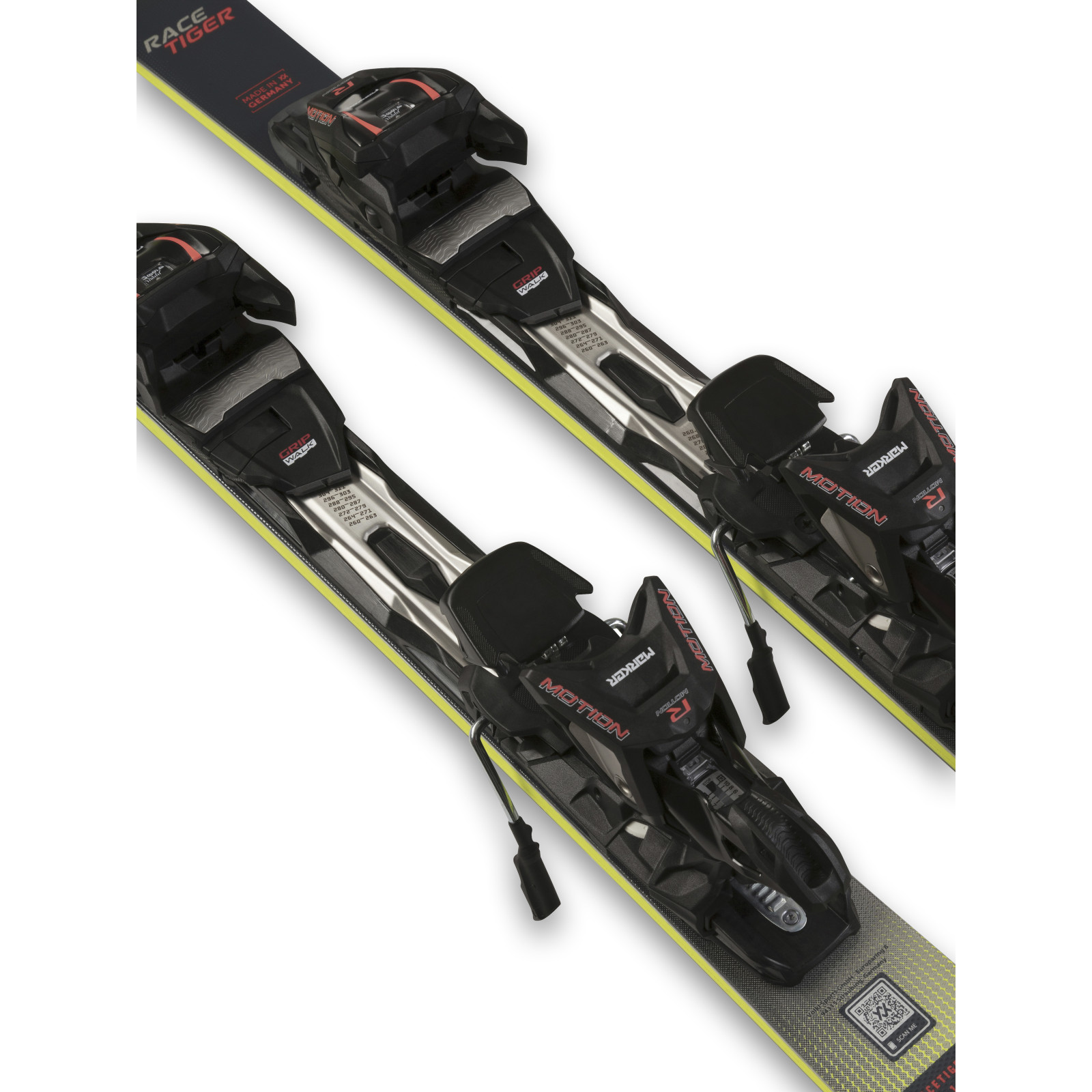 Гірські лижі Racetiger SL - 165 см з кріпленням Marker RMotion-T