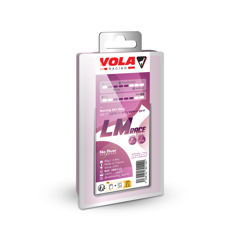 Віск для лиж LM Racing Violet - 80 г від виробника VOLA Racing